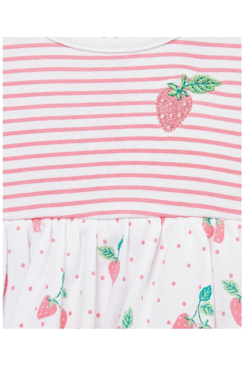 Kids' Blueberry Cotton Popover & Sun Hat Set, Alternate, color, PINK