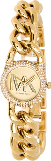 Michael Kors Pavé Crystal Bracelet Watch, 24mm | Nordstromrack display picture 3