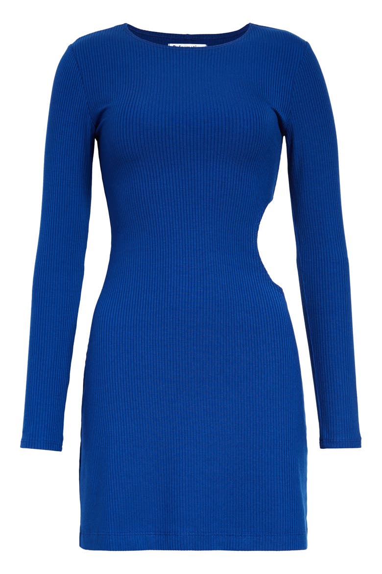Kensy Long Sleeve Minidress, Alternate, color, ROYAL