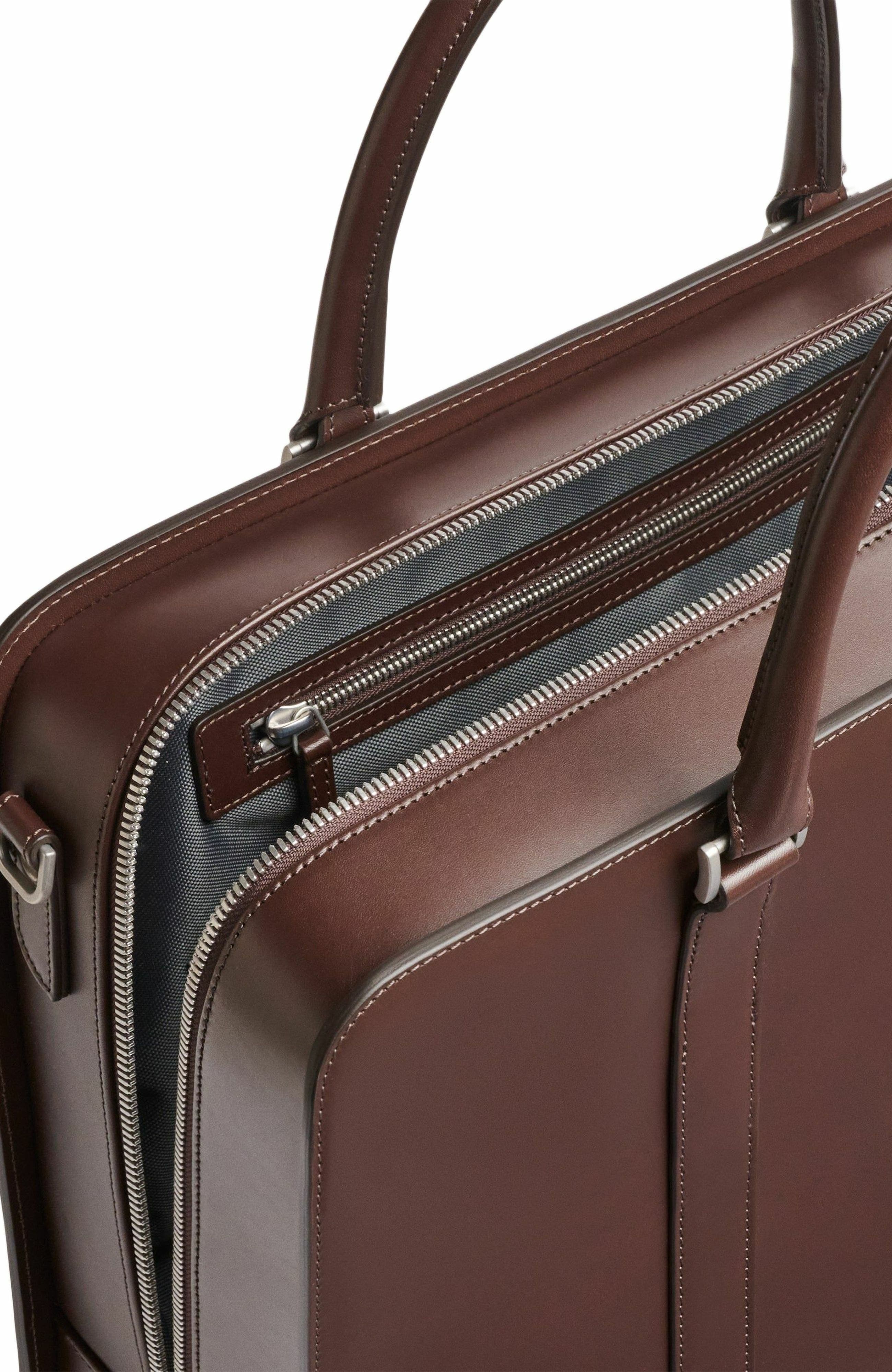 Palissy Overnight Briefcase, Alternate, color, Chocolate
