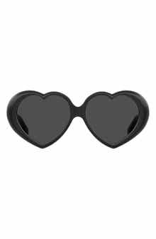 Moschino 57mm Heart Sunglasses