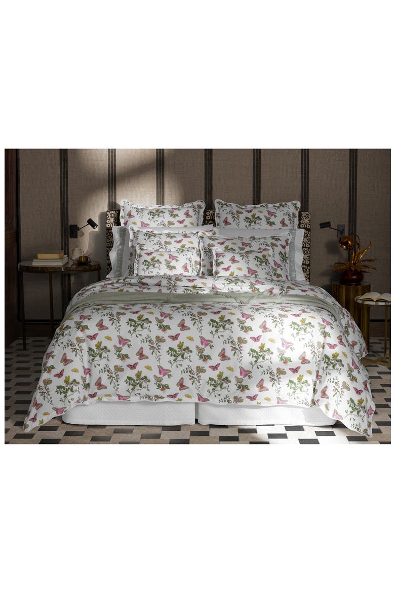 Baudin Butterfly 500 Thread Count Quilt, Alternate, color, BAUDIN BUTTERFLY PINK