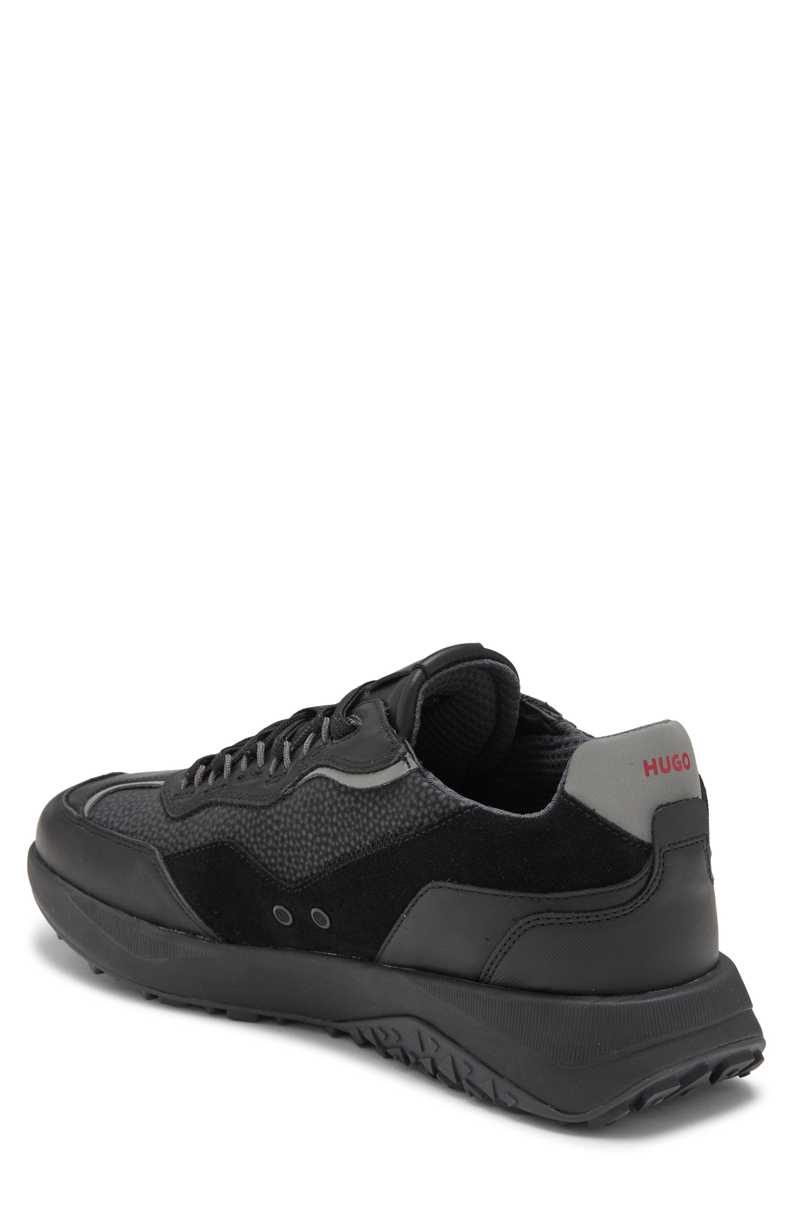 Kane Running Sneaker, Alternate, color, BLACK