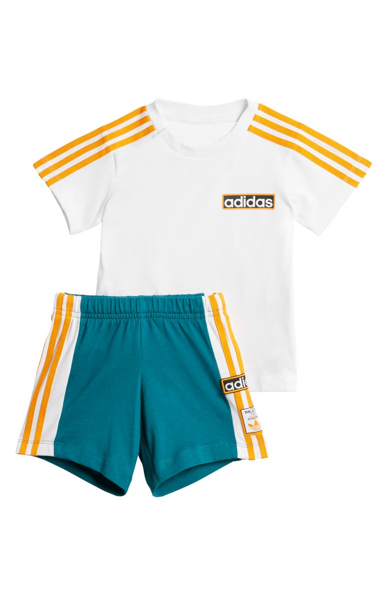 adidas Kids' Adibreak Cotton T-Shirt & Shorts Set, Main, color, 