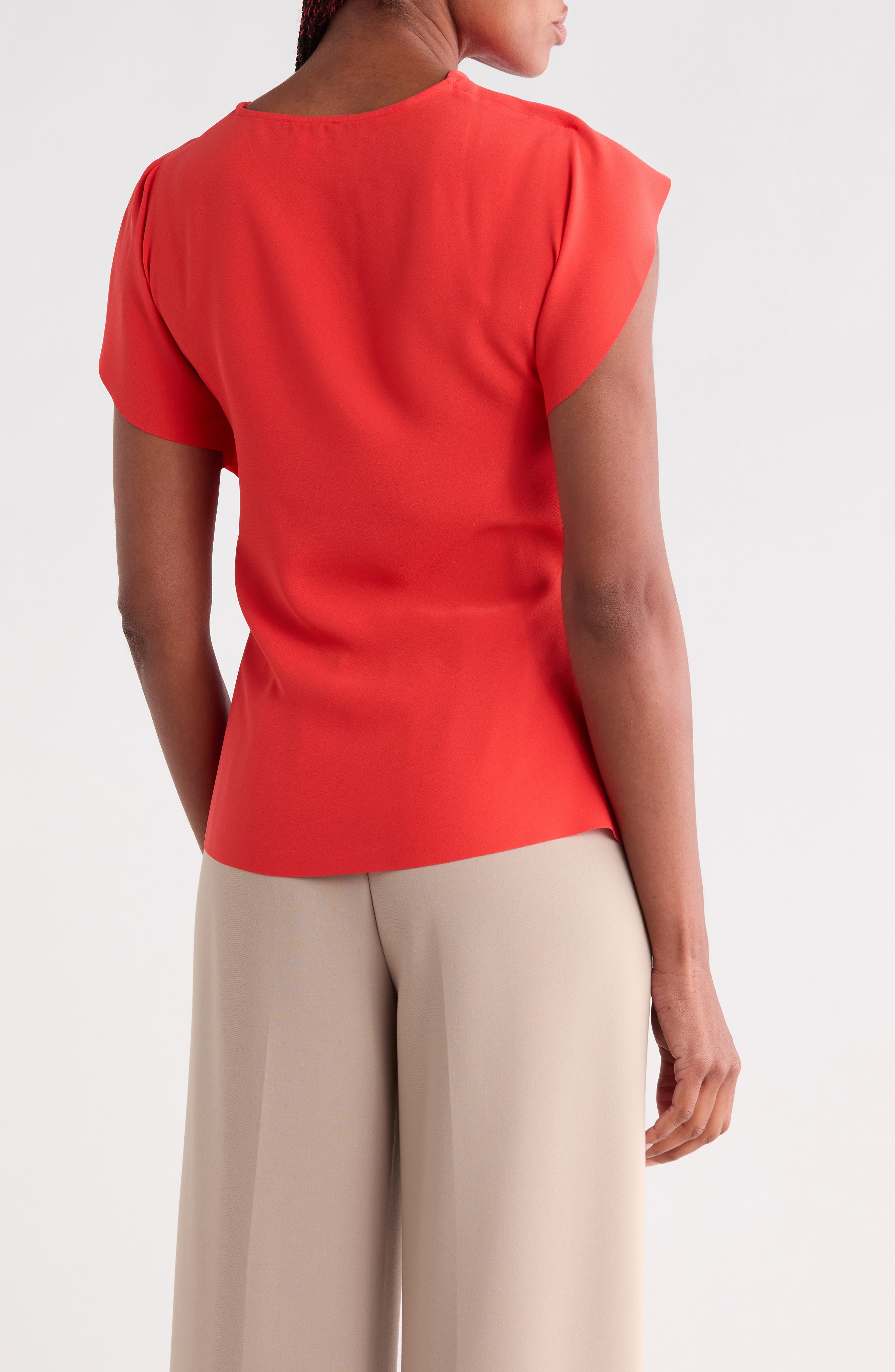 Reiss Natalie Drape Neck Shell (Women) | Nordstromrack