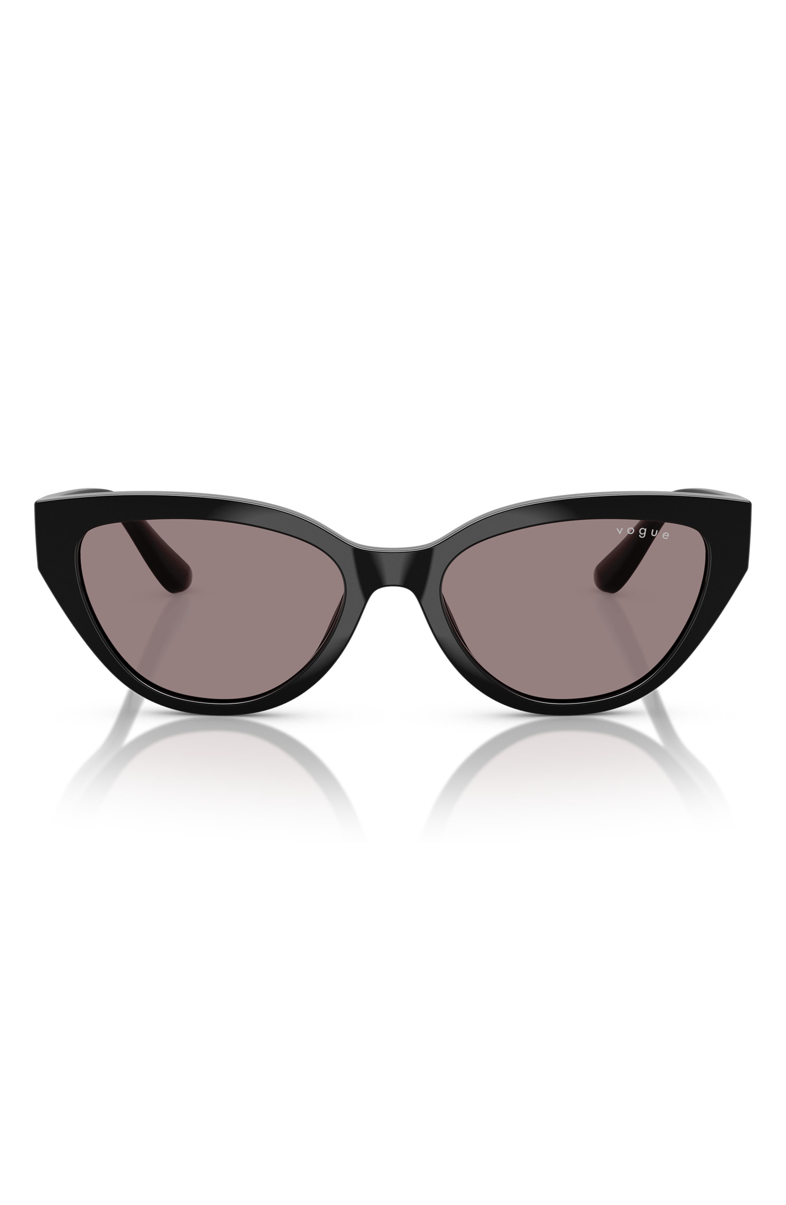 VOGUE 50mm Cat Eye Sunglasses in Black 