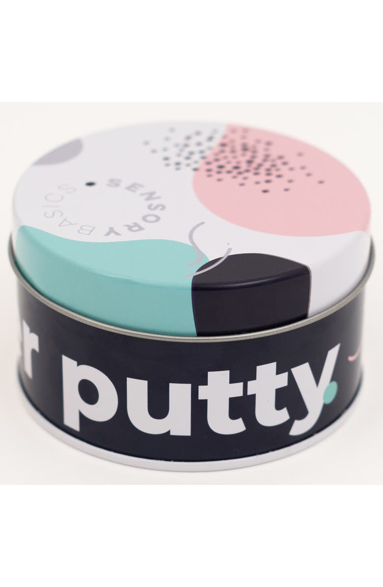 Sensory Basics Glitter Putty, 3oz Tin, Shimmer Silicone Slime Sensory Relief, Alternate, color, Clear