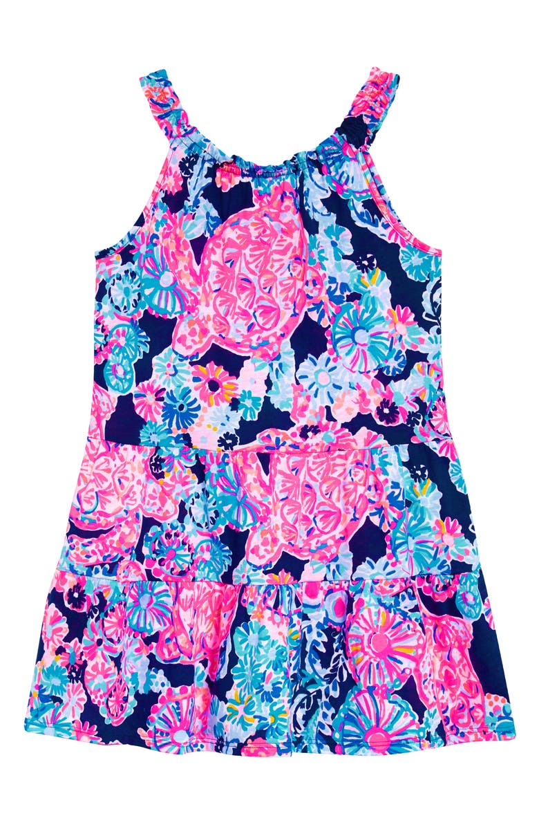 Lilly Pulitzer<sup>®</sup> Kids' Mini Loro Print Dress, Alternate, color, 