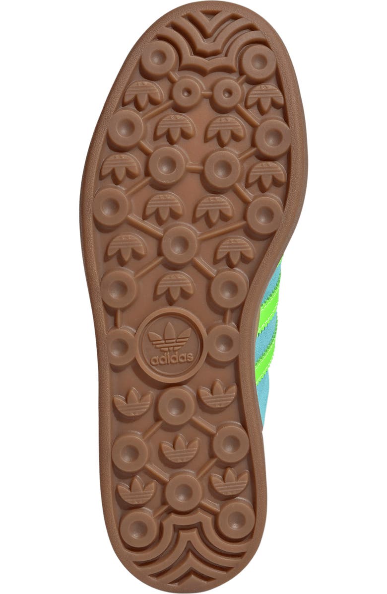 adidas Gazelle Bold Platform Sneaker, Alternate, color, Blue/ Solar Green/ Bright Blue