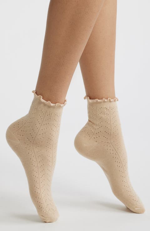 Pointelle Ankle Socks