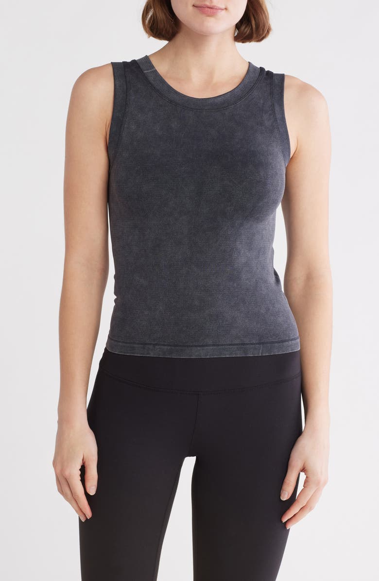 YOGALICIOUS Iris Stone Wash Seamless Tank, Main, color, 