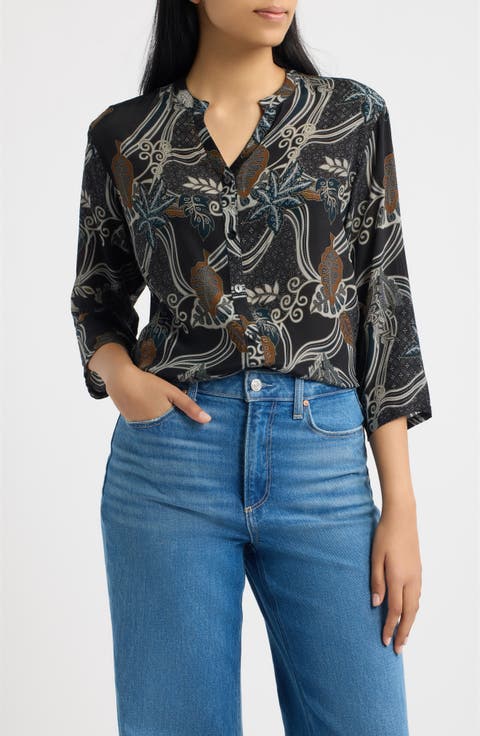 Mandarin Collar Shirt