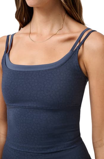 Move Double Strap Crop Tank