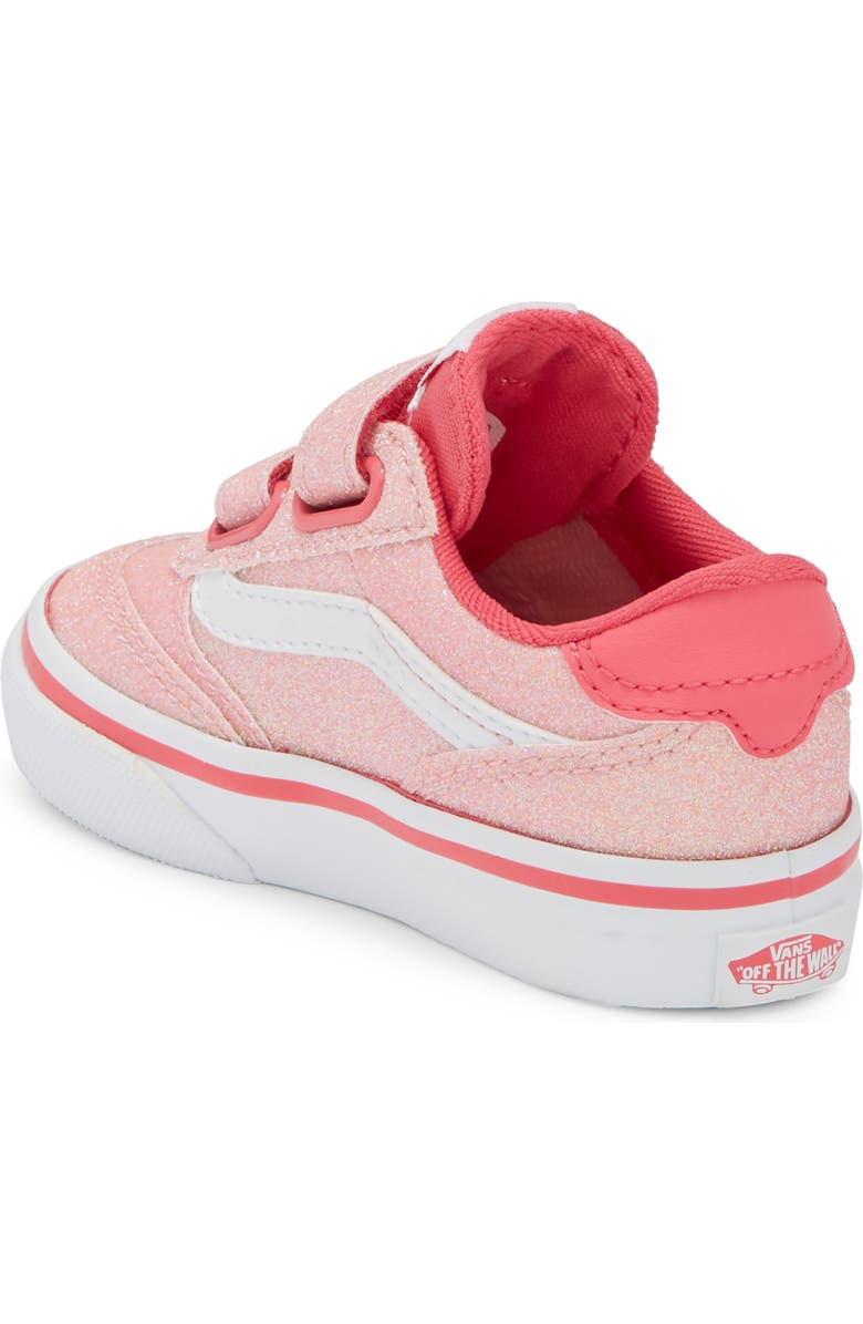 Vans Kids' Brooklyn Sneaker, Alternate, color, Glitter Candied Pink