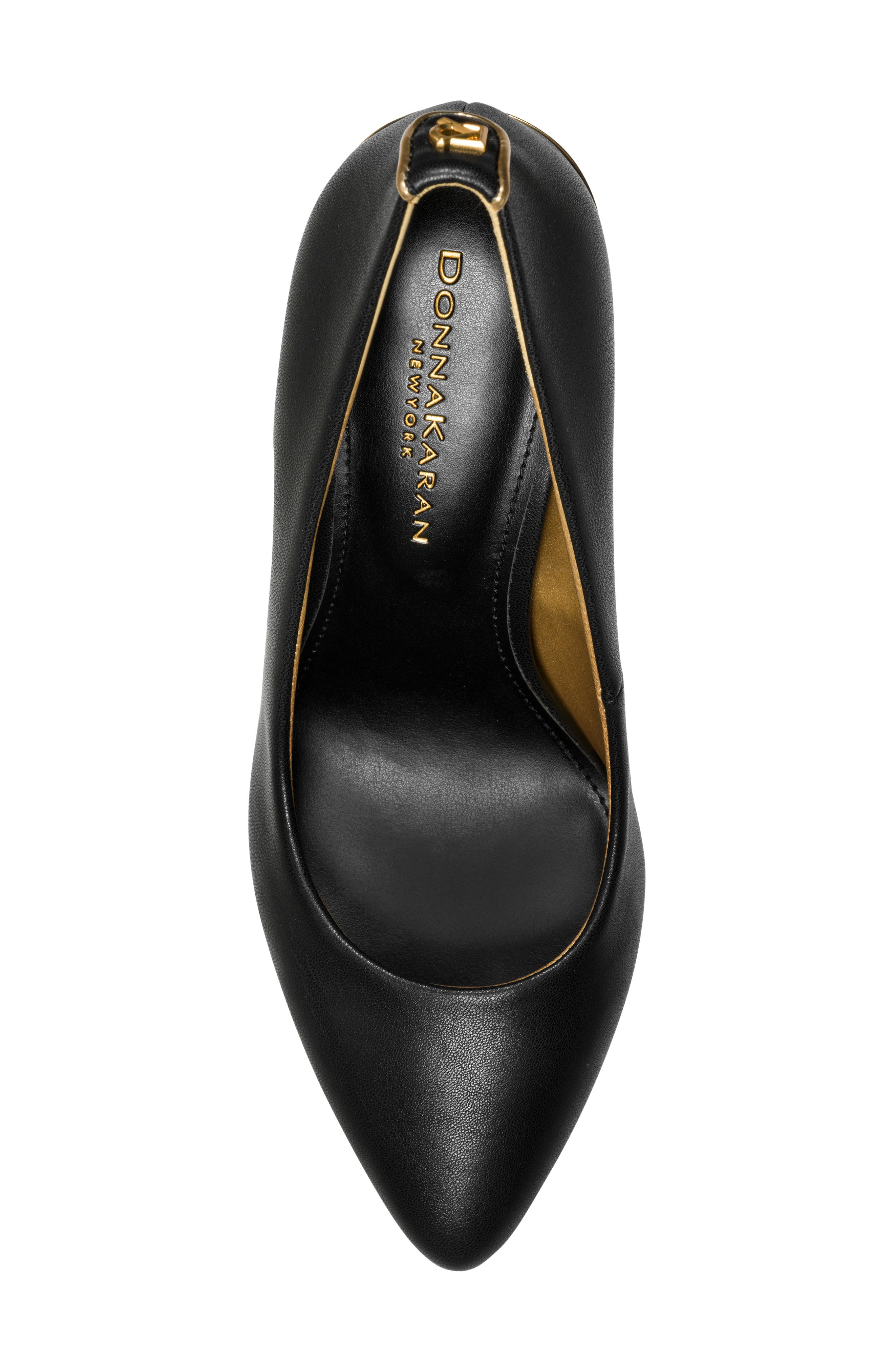 Romina Block Heel Pump, Alternate, color, BLACK