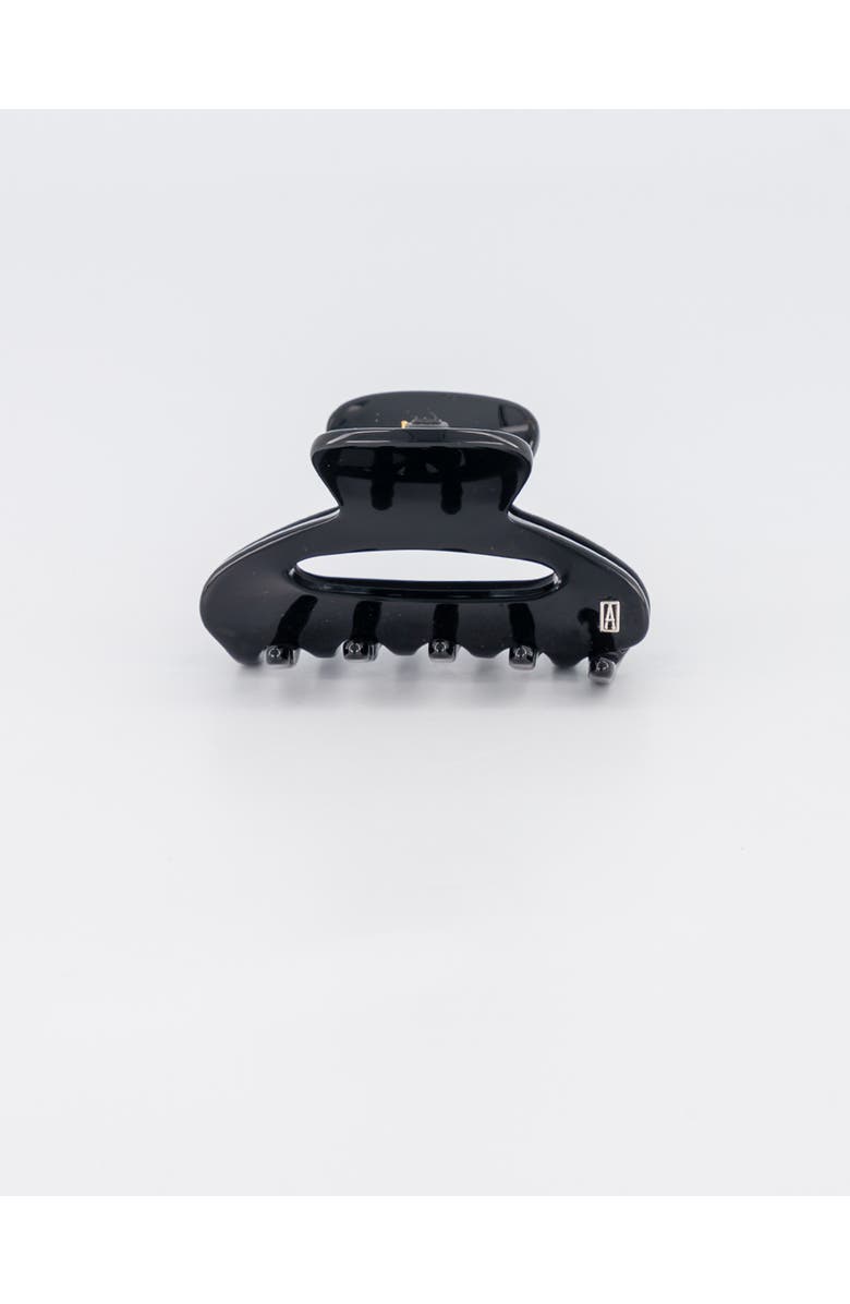 Alexandre de Paris Clemenceau acetate hair clip, Main, color, Black