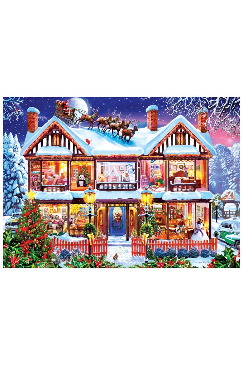 Home for the Holidays 1000 Piece Puzzle, Alternate, color, Multicolor