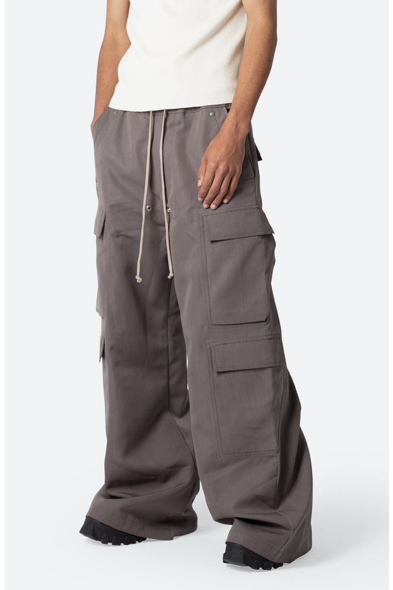 Rave Oversize Double Cargo Pocket Pants, Alternate, color, BROWN