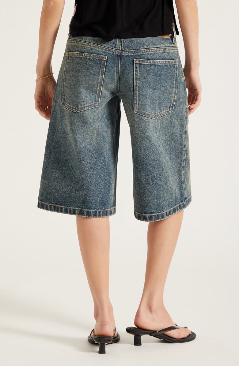PacSun Peyton Extreme Jorts, Alternate, color, Light Indigo