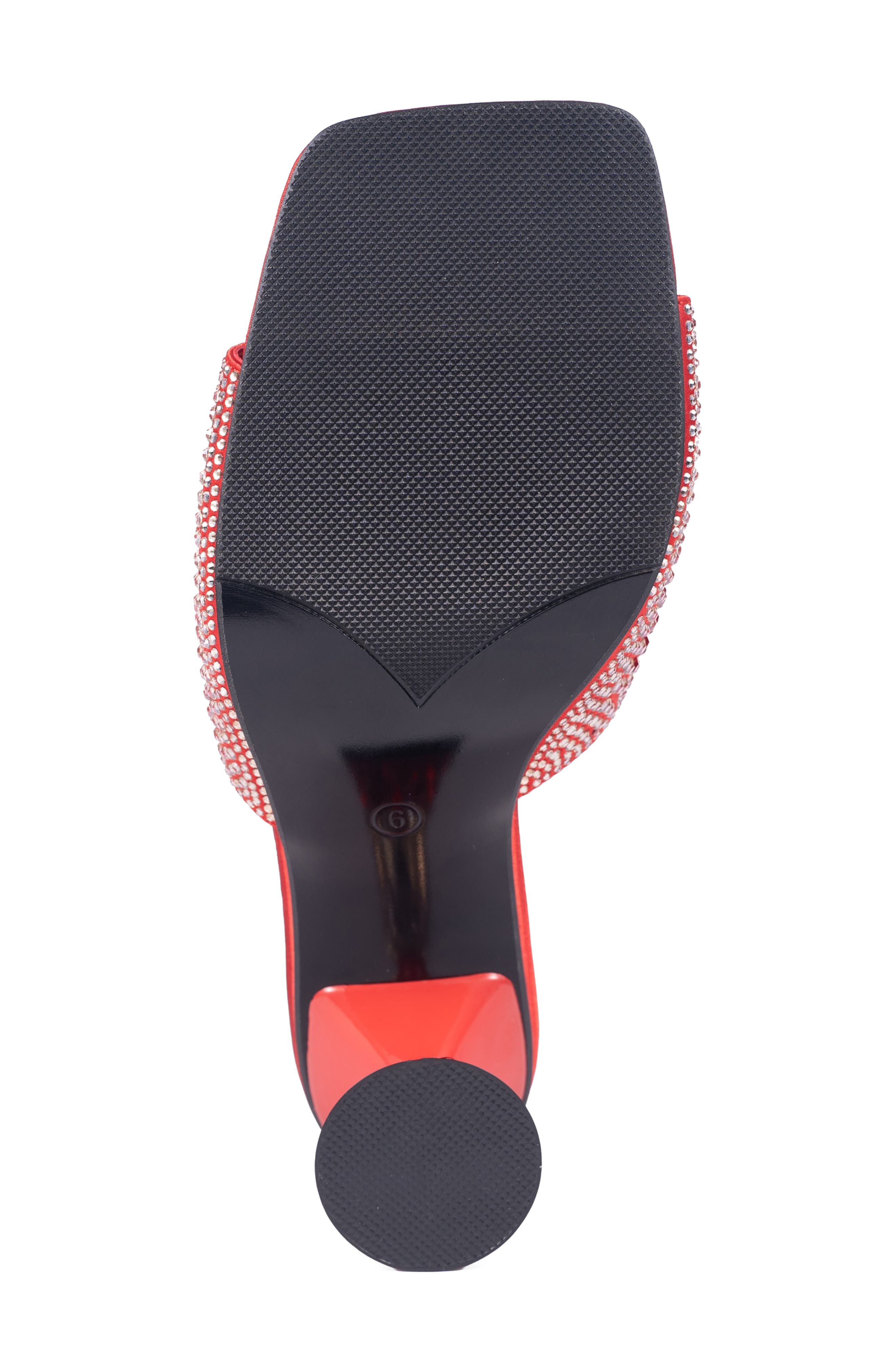 Fontana Slide Sandal, Alternate, color, RED