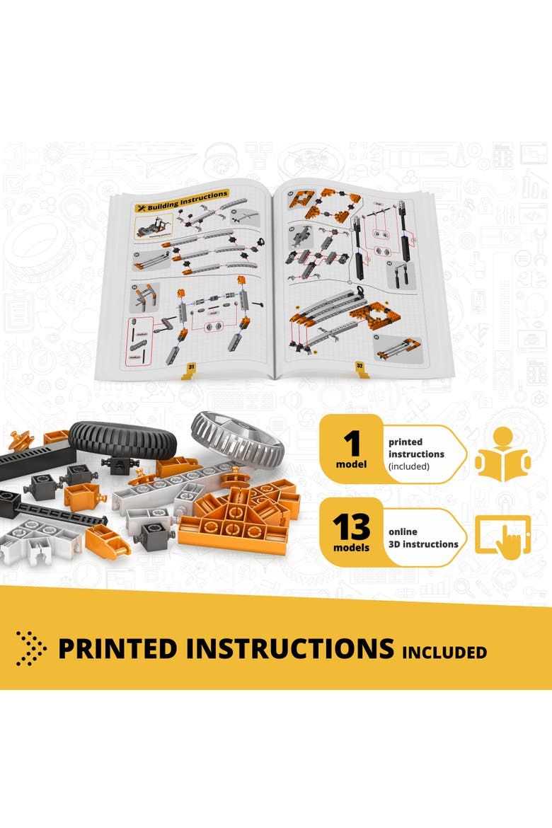 Mechanics, Model Toy Machine Building Set, Alternate, color, Multicolored