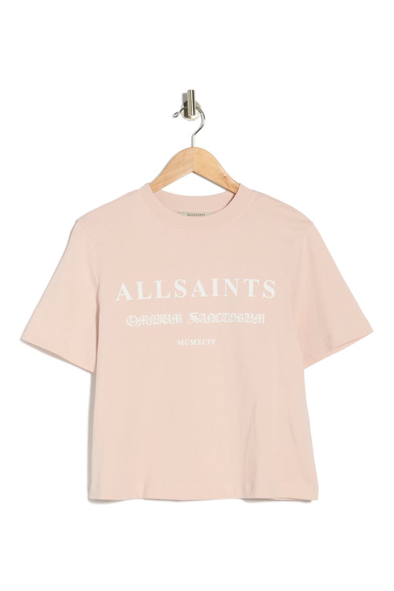 Lisa Omnium Cotton Graphic T-Shirt, Alternate, color, MAUVE CHALK PINK