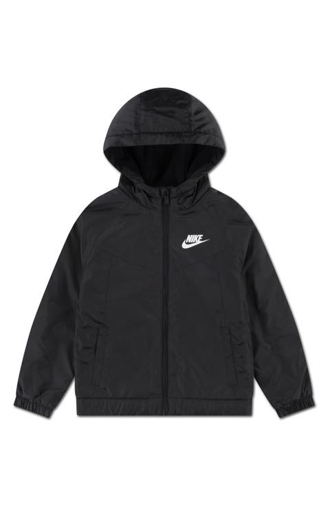Kids' Camo Print Fleece Lined Windbreaker
