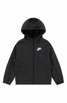 Kids' Camo Print Fleece Lined Windbreaker