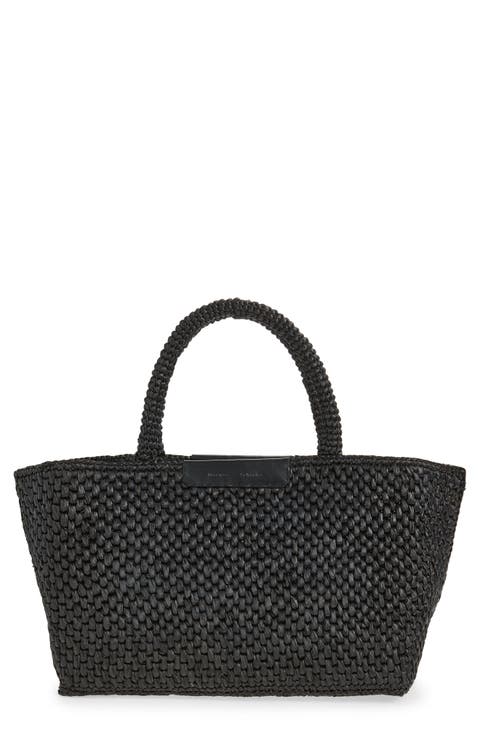 Chelsea Woven Raffia East/West Tote