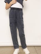 Central Park West Beck Tencel Cargo Trouser