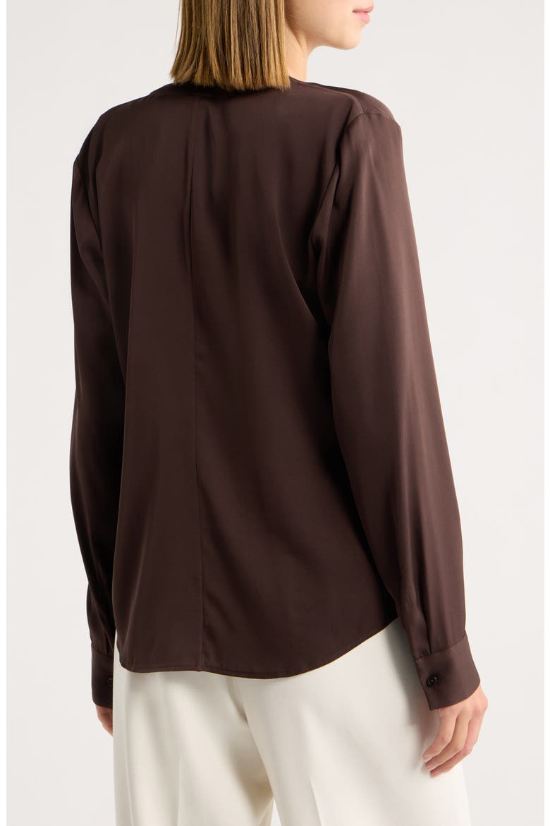 Banorah Silk Blend Pleated Top, Alternate, color, MOLE