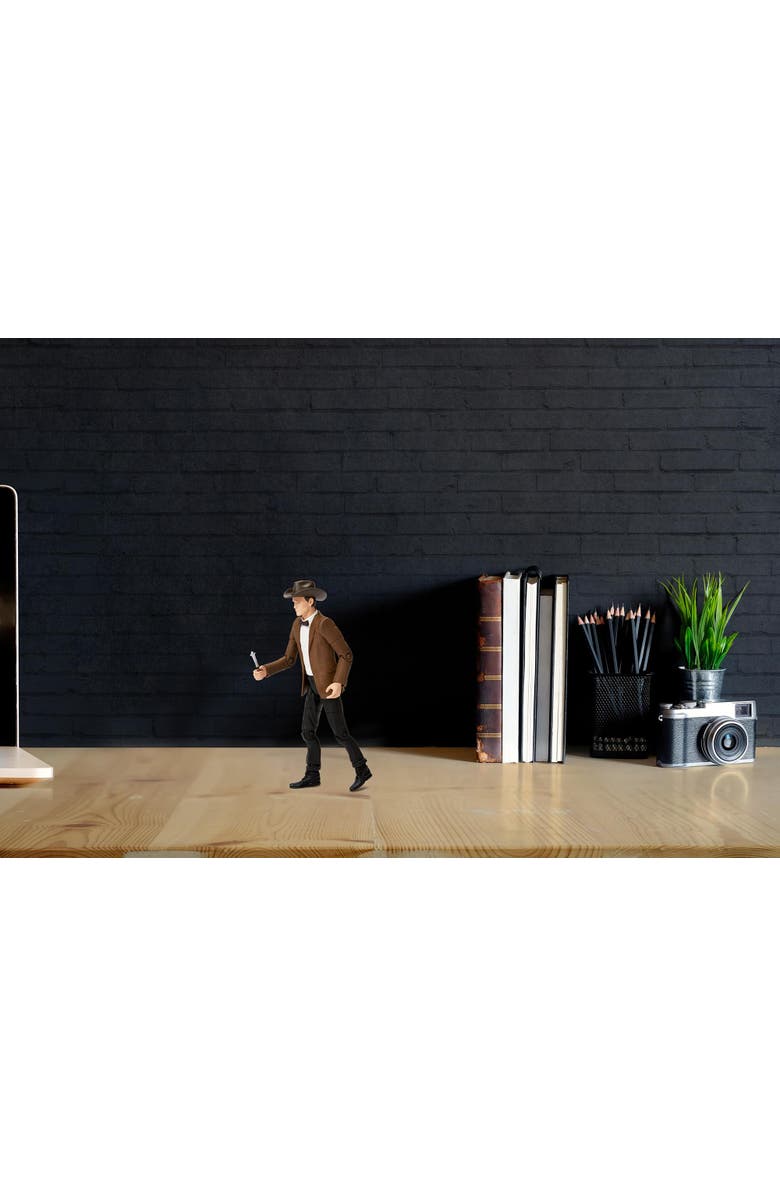 Toynk Doctor Who 11th Doctor in Cowboy Hat 5.5" Action Figure, Alternate, color, Brown