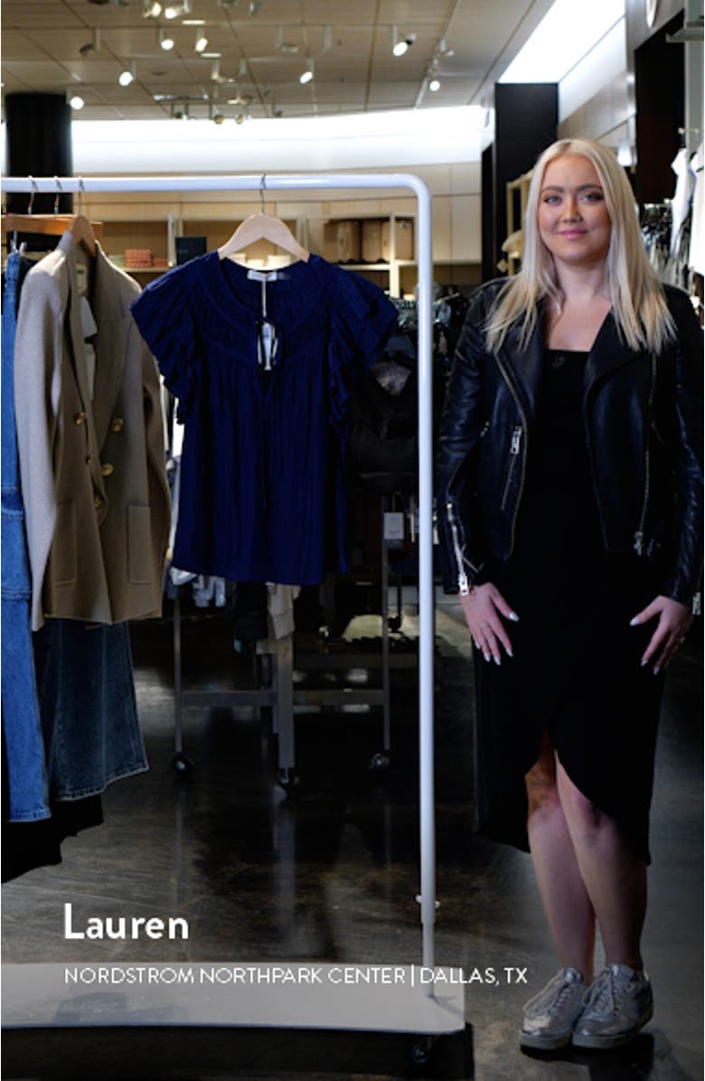 Sue Ruffle Sleeve Top, sales video thumbnail