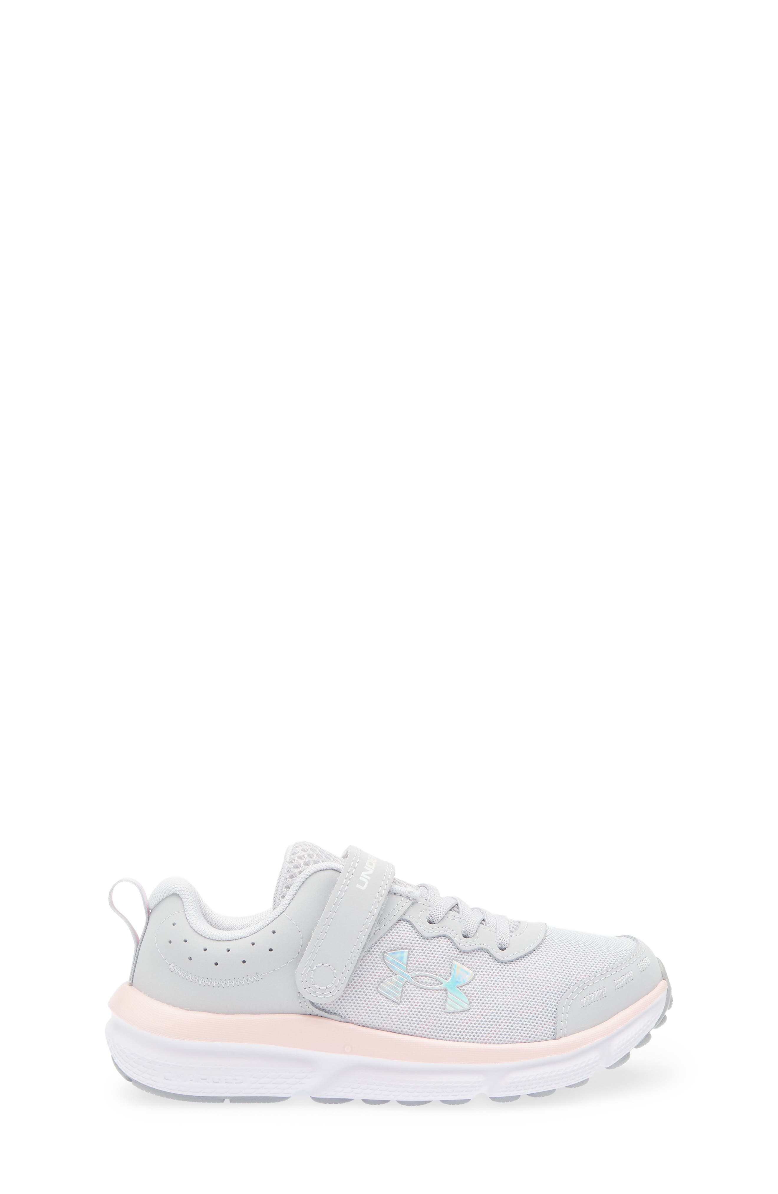 Under Armour Kids' Assert 10 Wide Running Shoe, Alternate, color, Halo Gray