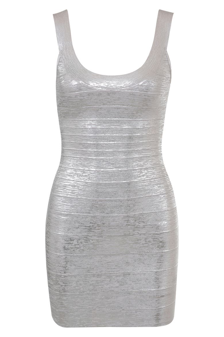The OG Bandage Minidress, Alternate, color, SILVER