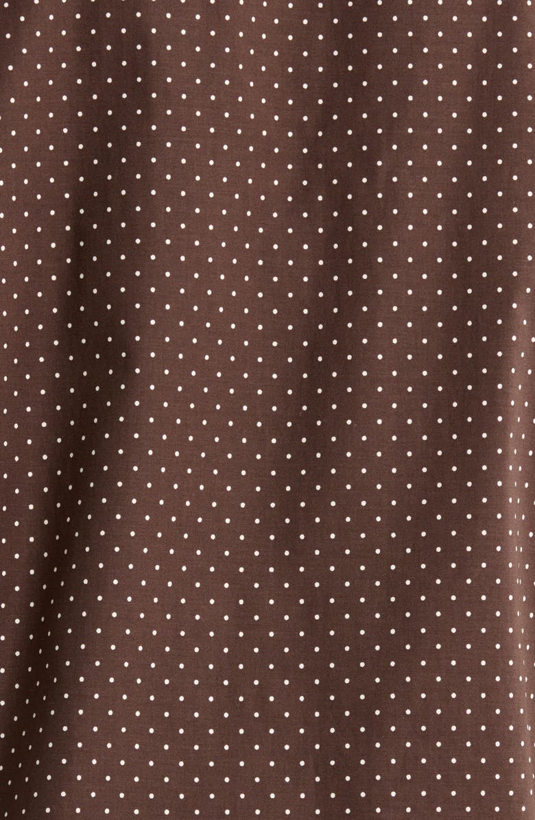 Reformation Blair Stretch Organic Cotton Short Pajamas, Alternate, color, Pin Dot