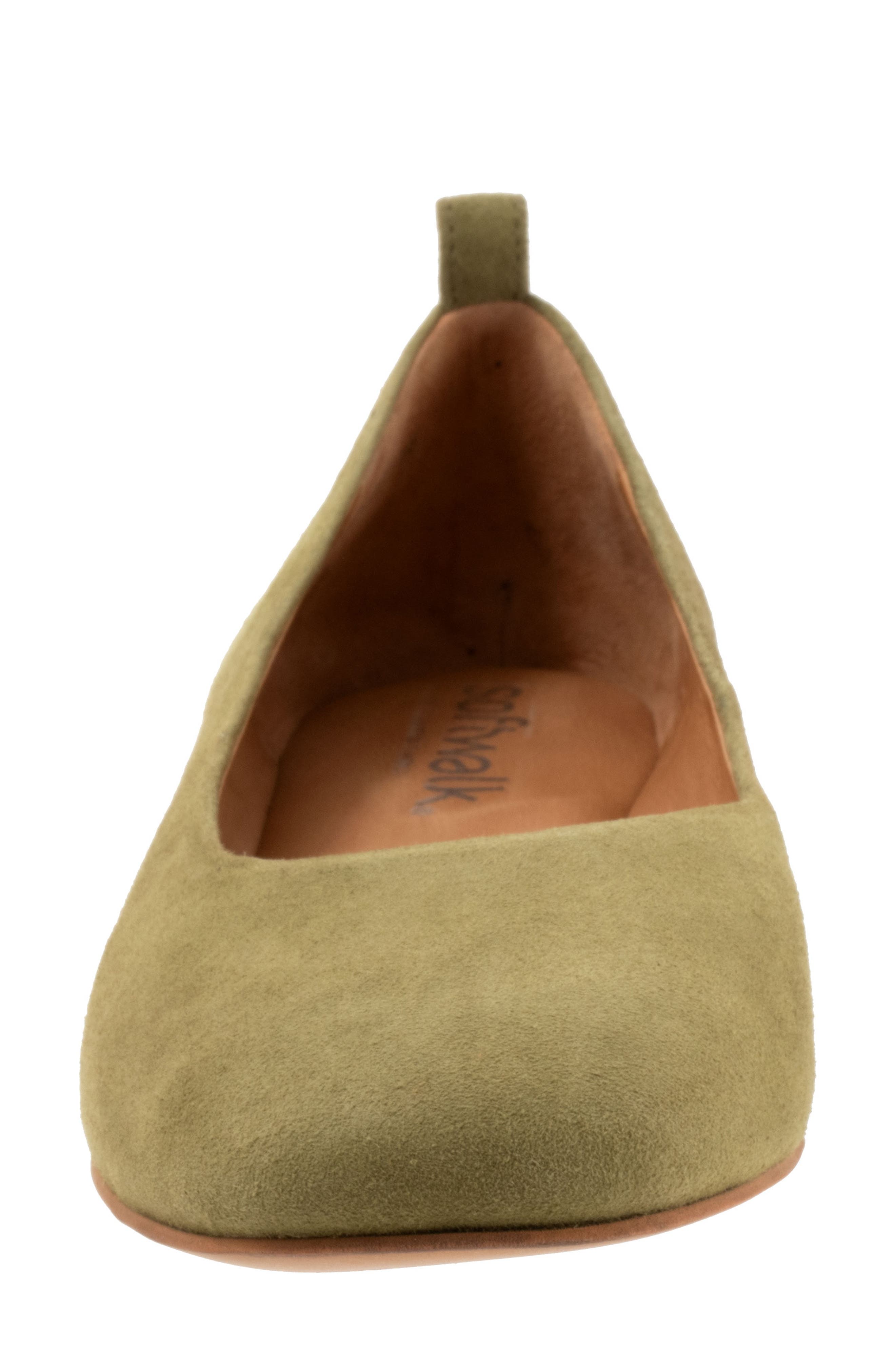 Kiris Flat, Alternate, color, OLIVE SUEDE
