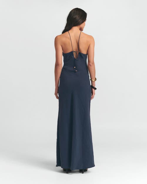 St Mrlo Anais Slip Dress In Blue