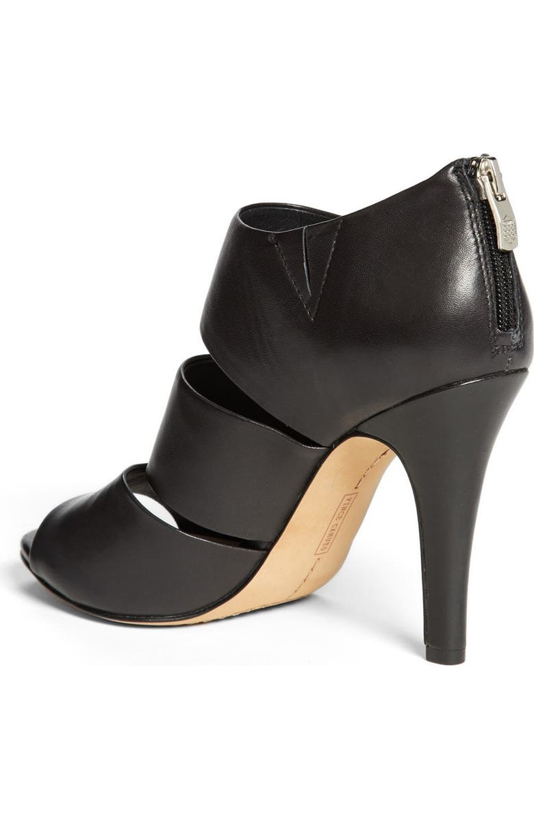 Vince Camuto 'Karmi' Leather Peep Toe Bootie, Alternate, color,