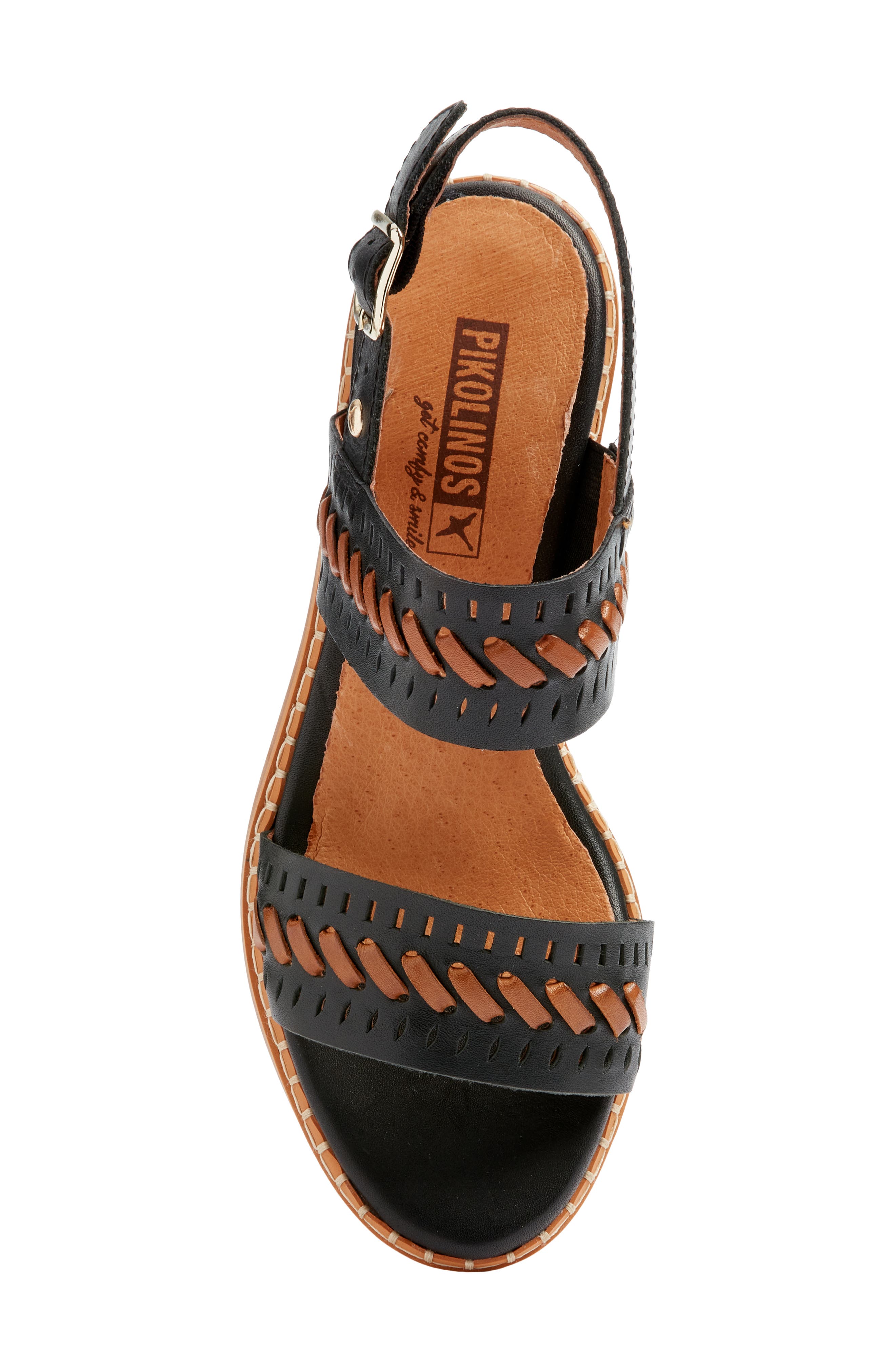 PIKOLINOS Blanes Slingback Sandal, Alternate, color, Black