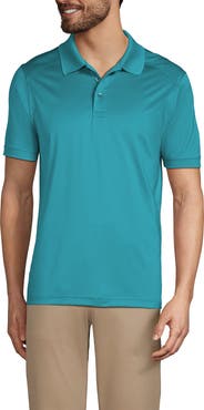Lands' End School Uniform Young Short Sleeve Rapid Dry Polo Shirt
