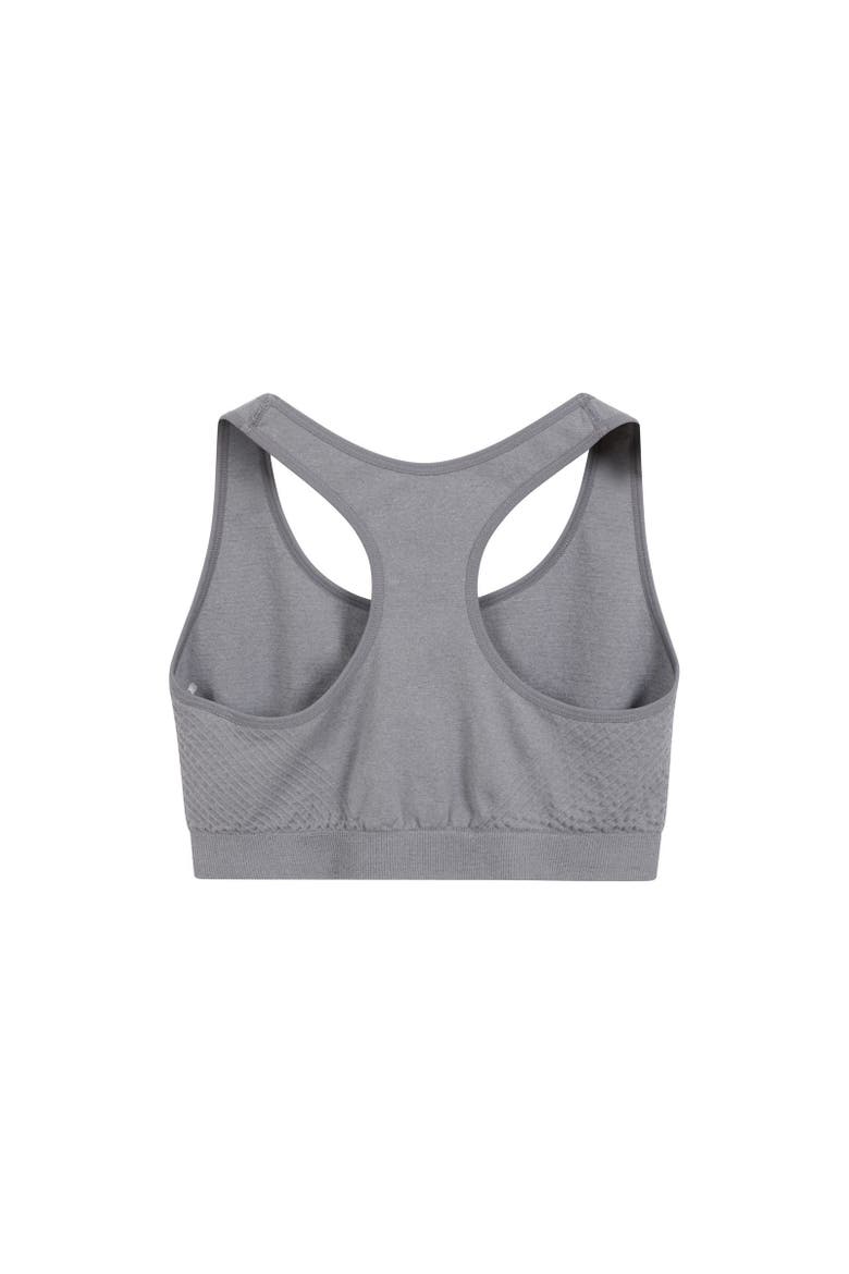 Anti-Chafe Seamless Sports Bra, Alternate, color, Gray