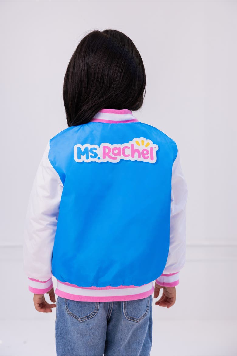 Varsity Bomber Jacket, Alternate, color, Ms Rachel Herbie Blue