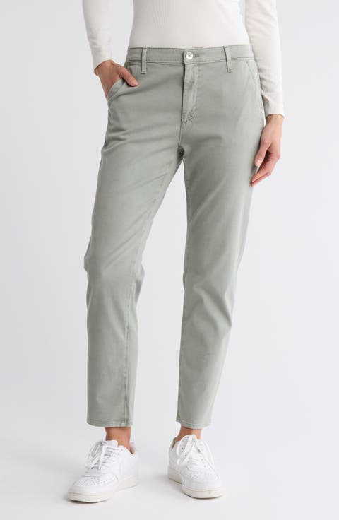 Caden Crop Twill Trousers