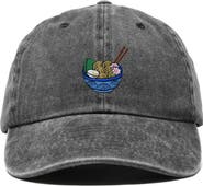 Dalix Noodles Embroidered Casual Cap