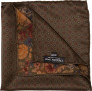 Elizabetta Vico - Double Sided Silk Pocket Square for Men