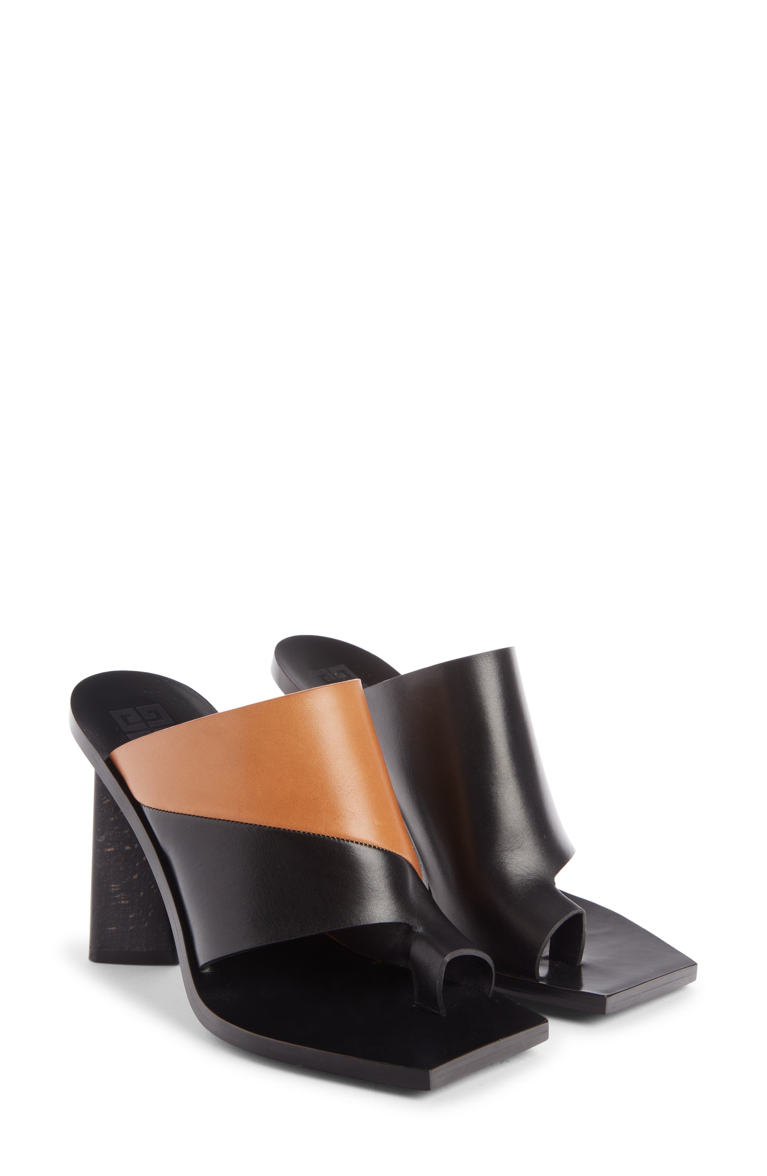 Givenchy Show Square Toe Slide Sandal, Main, color, 