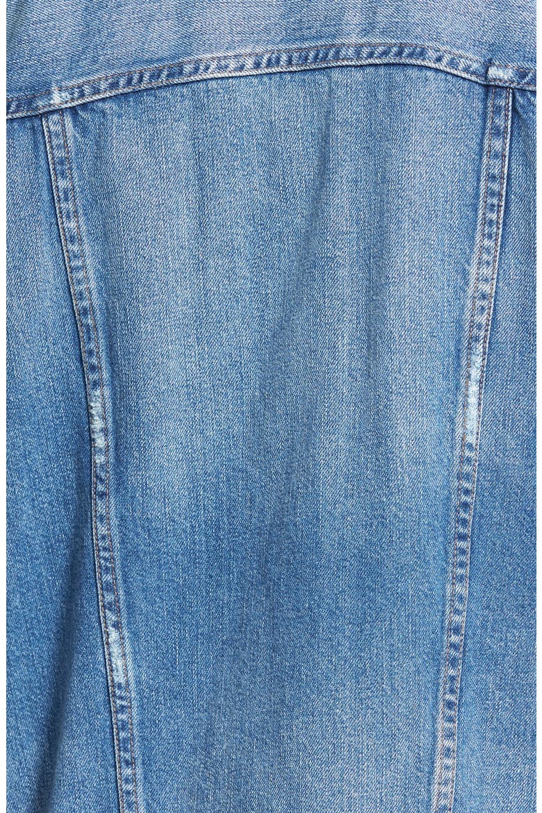 Oversize Jean Jacket, Alternate, color, LENOX WASH