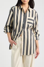 Solid & Striped The Avril Striped Button Down Shirt