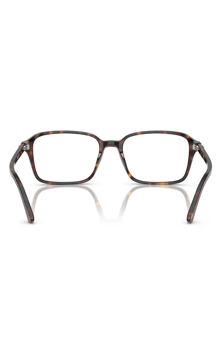 Ray-Ban 54mm Square Optical Glasses, Alternate, color, Havana